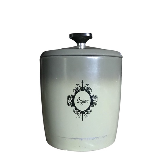 Vintage 1970s Mid Century Modern West Bend Avocado Green Nesting Canister Set 4 - Picture 10 of 12